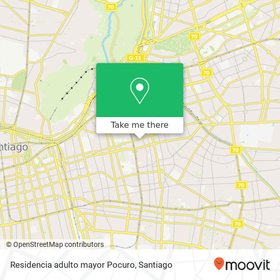 Residencia adulto mayor Pocuro map