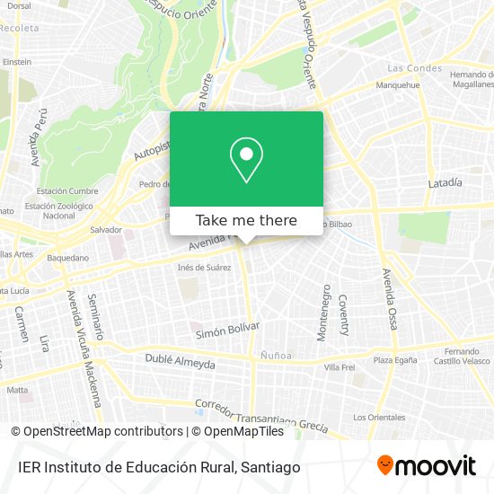 IER Instituto de Educación Rural map