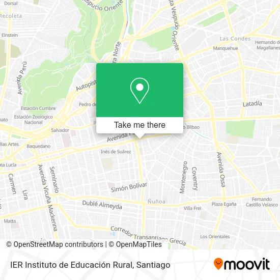IER Instituto de Educación Rural map