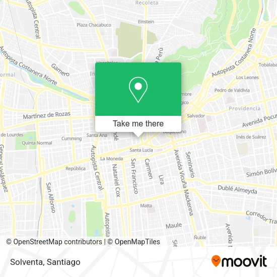 Solventa map