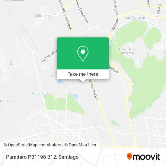 Paradero PB1198 B12 map