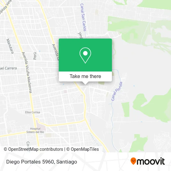 Diego Portales 5960 map