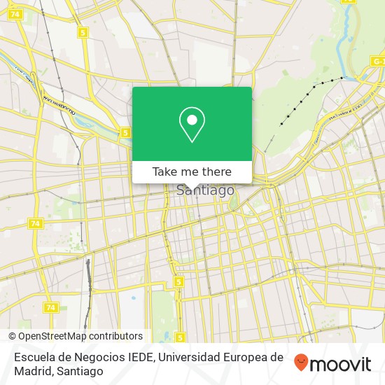 Escuela de Negocios IEDE, Universidad Europea de Madrid map