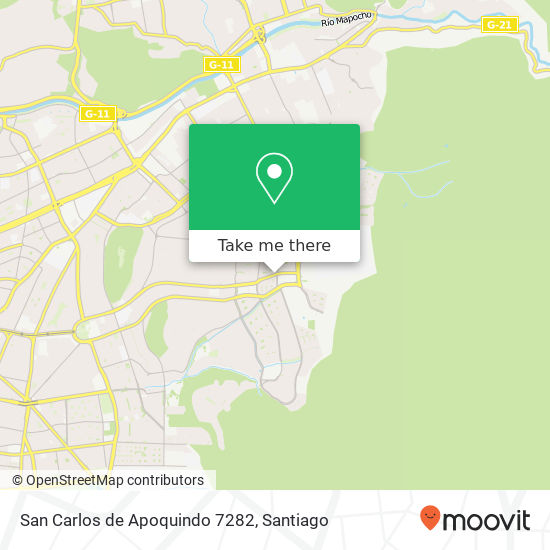 San Carlos de Apoquindo 7282 map