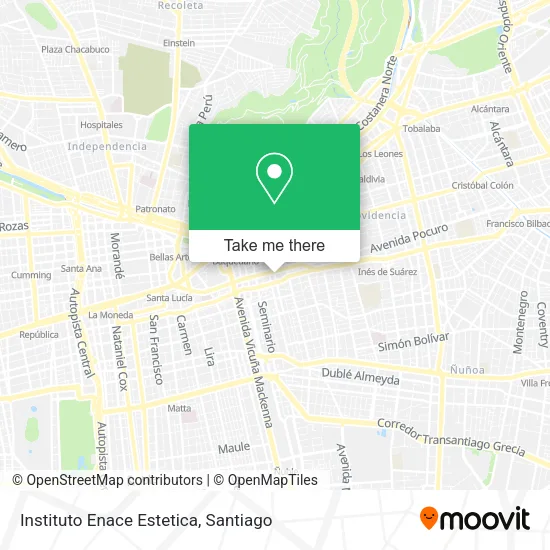 Instituto Enace Estetica map