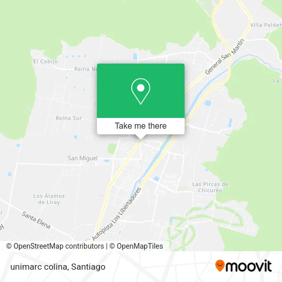 unimarc colina map