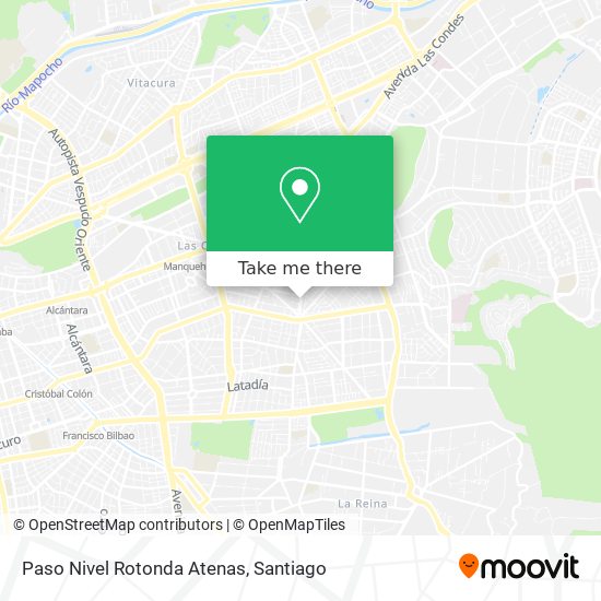 Mapa de Paso Nivel Rotonda Atenas