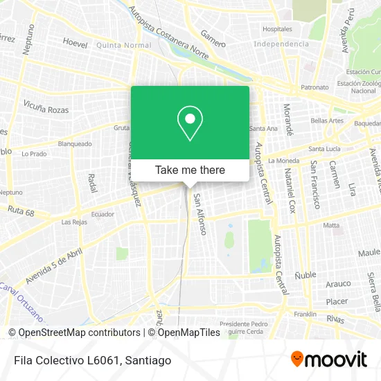 Fila Colectivo L6061 map