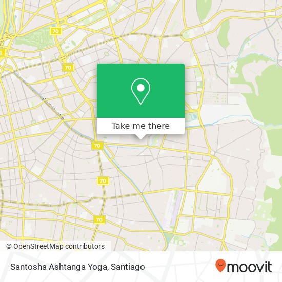 Santosha Ashtanga Yoga map