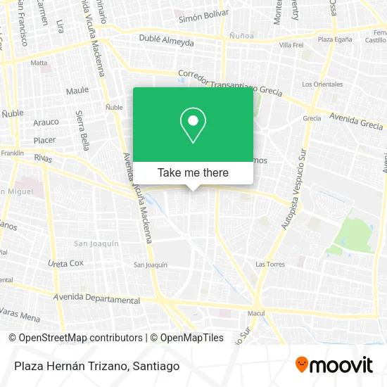 Plaza Hernán Trizano map