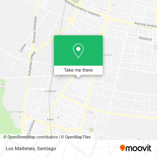 Mapa de Los Maitenes