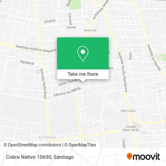 Cobre Nativo 10690 map