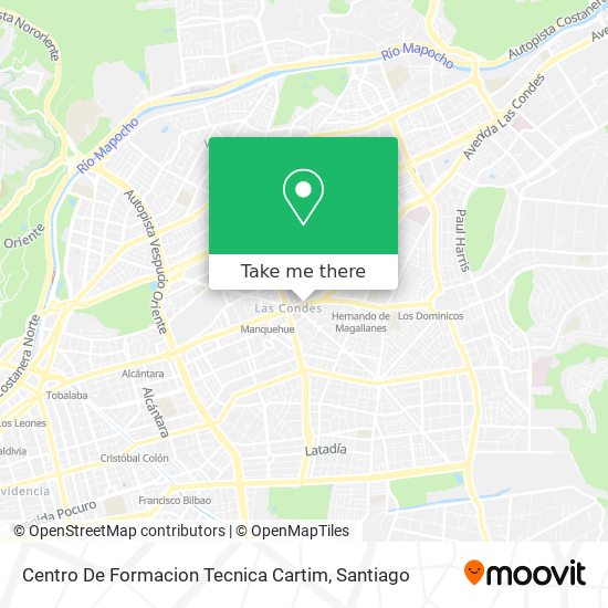 Centro De Formacion Tecnica  Cartim map