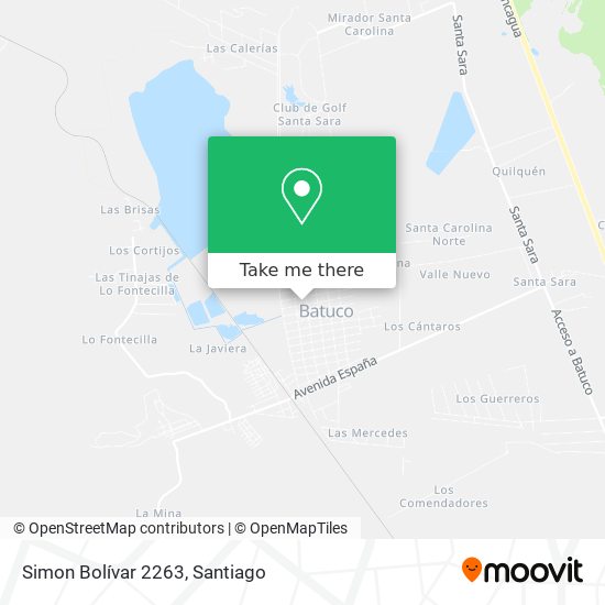 Simon Bolívar 2263 map