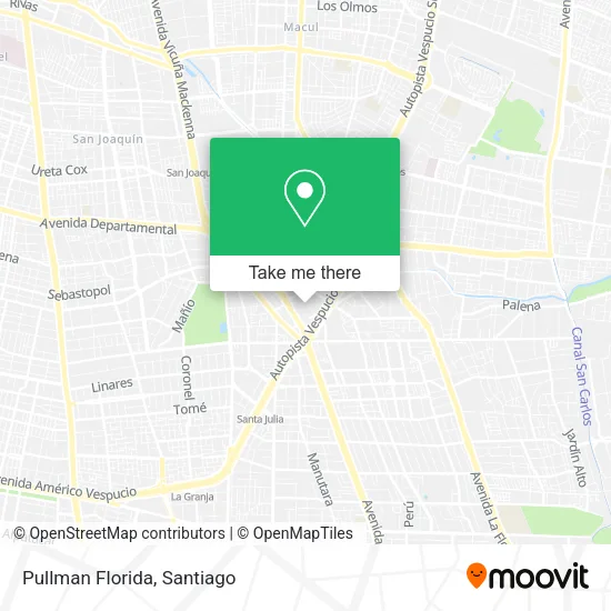 Pullman Florida map