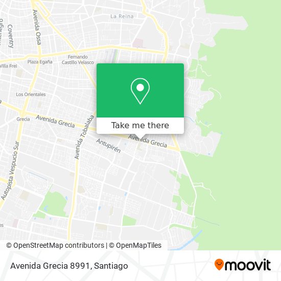 Avenida Grecia 8991 map