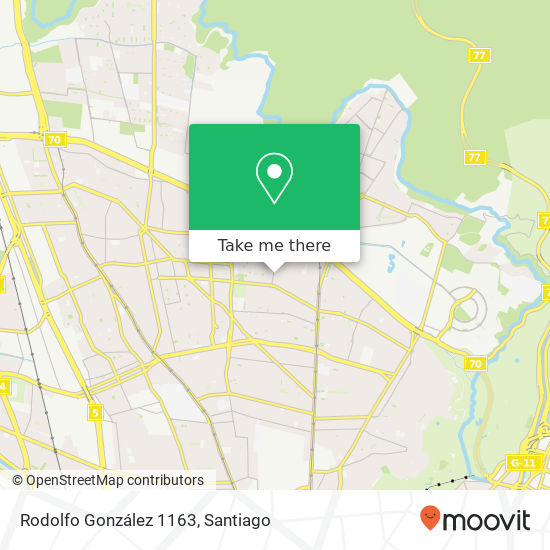 Rodolfo González 1163 map