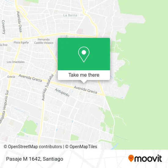 Pasaje M 1642 map