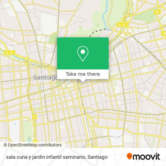 Mapa de sala cuna y jardin infantil seminario