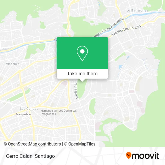 Cerro Calan map