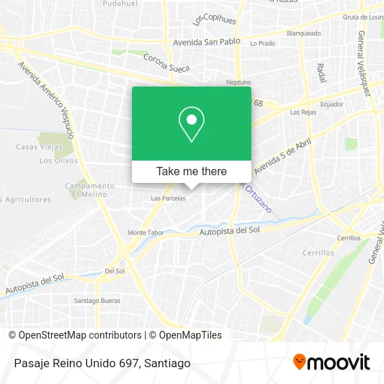 Pasaje Reino Unido 697 map