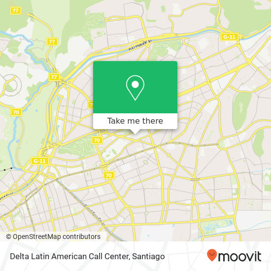 Delta Latin American Call Center map