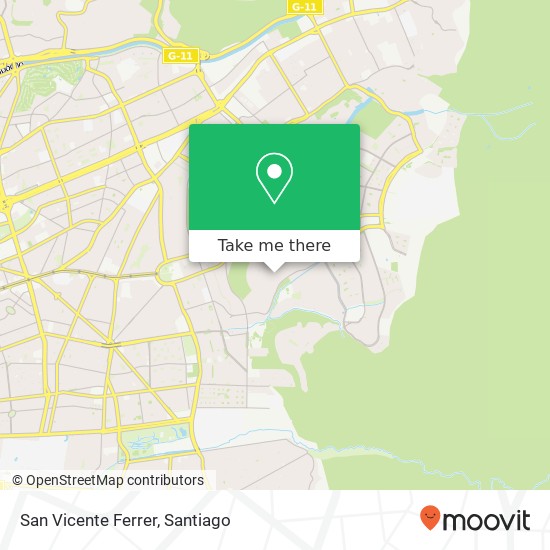Mapa de San Vicente Ferrer