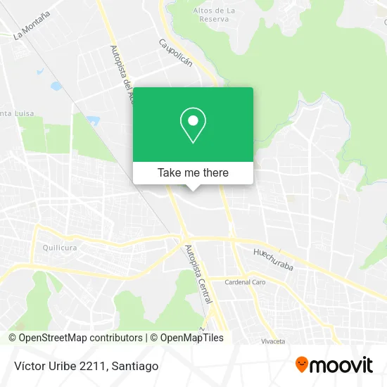 Víctor Uribe 2211 map