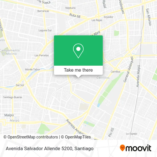 Avenida Salvador Allende 5200 map