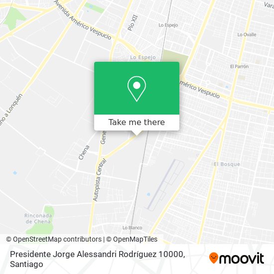 Presidente Jorge Alessandri Rodríguez 10000 map