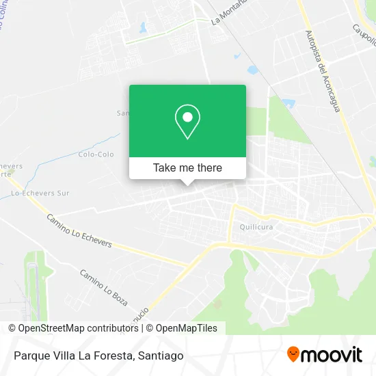 Parque Villa La Foresta map