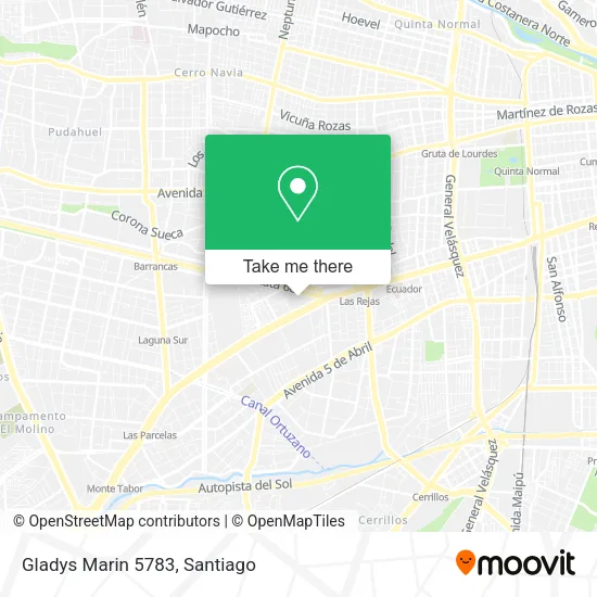 Gladys Marin 5783 map