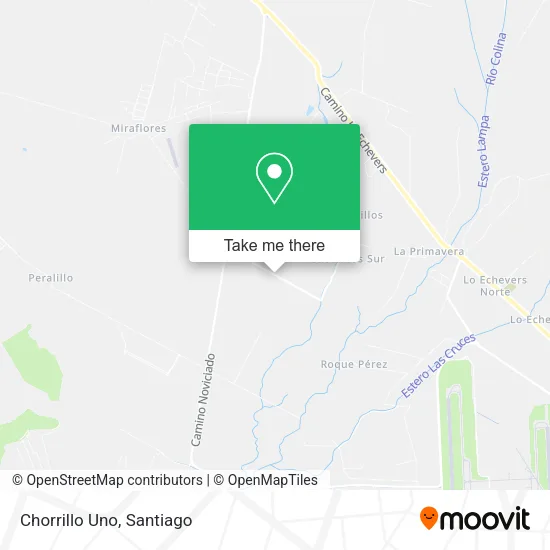 Chorrillo Uno map