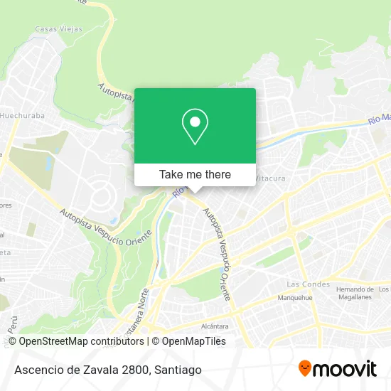Ascencio de Zavala 2800 map