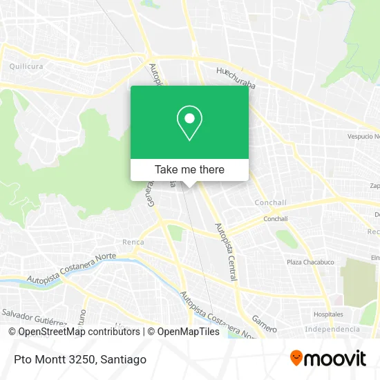 Pto Montt 3250 map