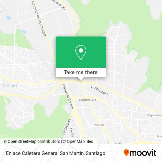 Enlace Caletera General San Martín map