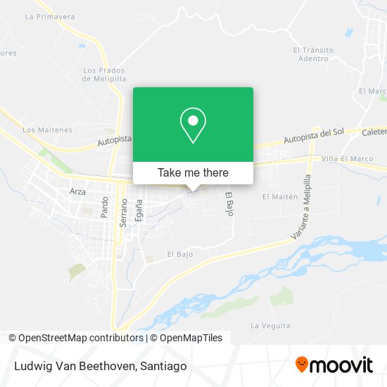 Ludwig Van Beethoven map