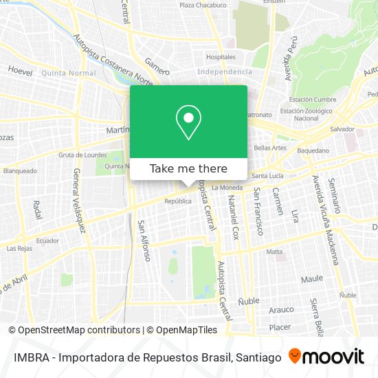 IMBRA - Importadora de Repuestos Brasil map