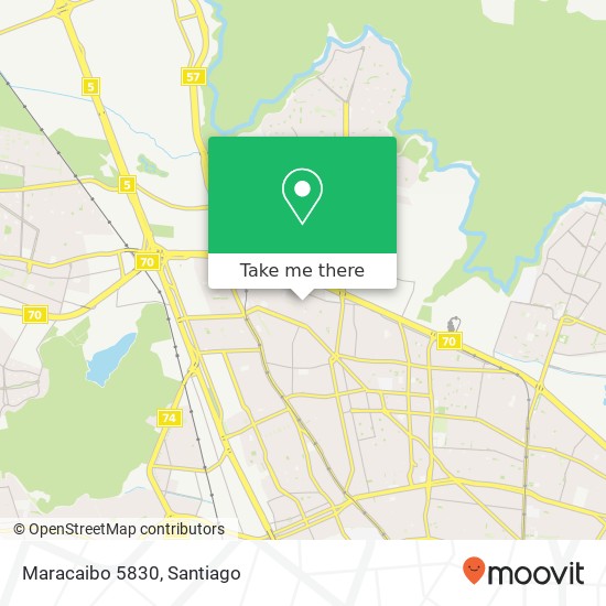 Maracaibo 5830 map