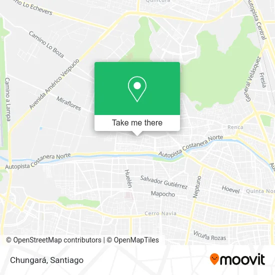 Chungará map