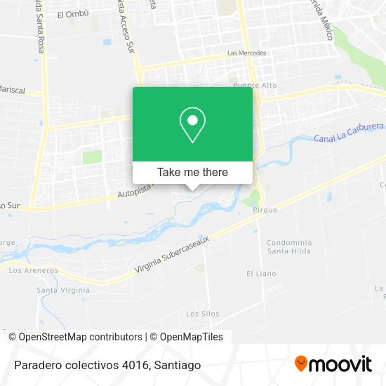 Paradero colectivos 4016 map