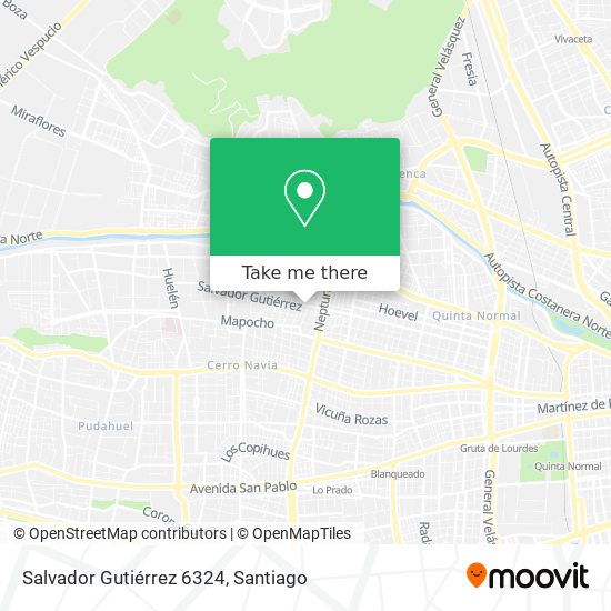 Salvador Gutiérrez 6324 map
