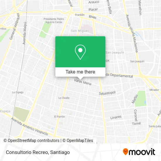 Consultorio Recreo map
