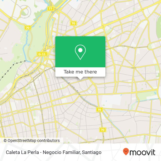 Caleta La Perla - Negocio Familiar map