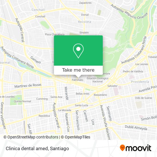 Clinica dental amed map