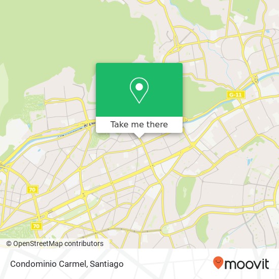 Condominio Carmel map