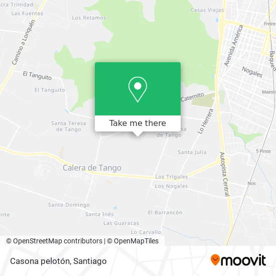 Casona pelotón map