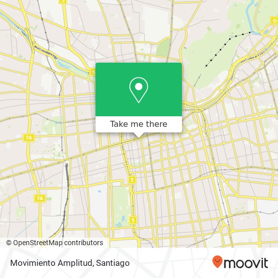 Movimiento Amplitud map