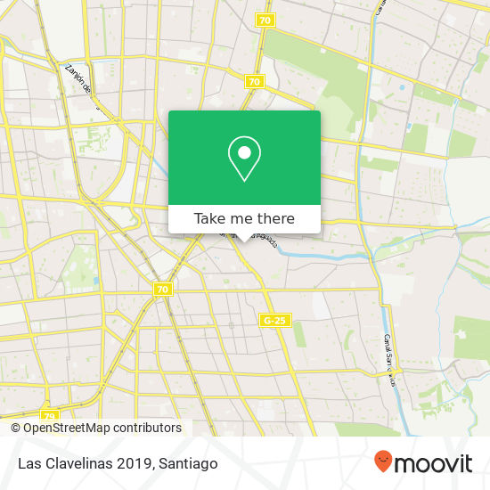 Las Clavelinas 2019 map