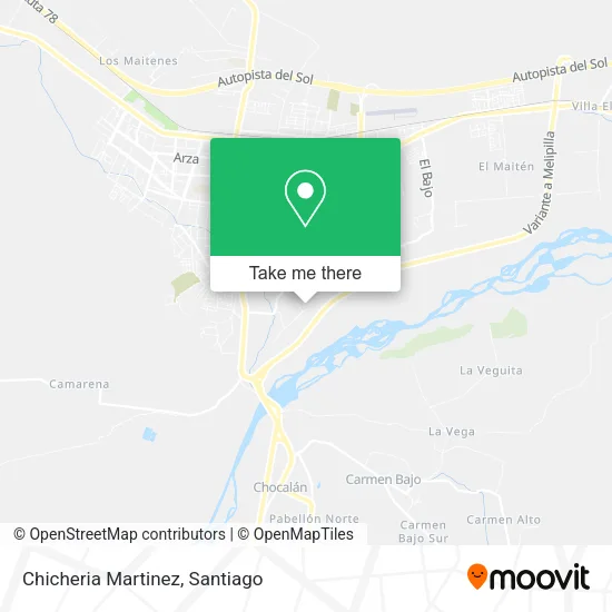 Chicheria Martinez map